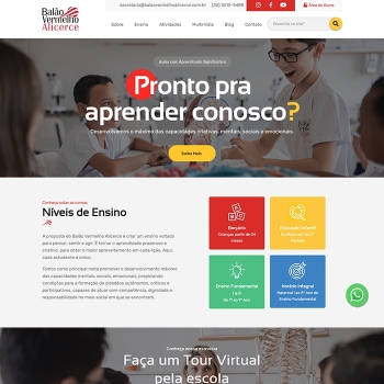 Balão Vermelho Alicerce